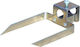 Gekas Metal Stainless Steel Fork Rotisserie for Lamb και Goat 17x5.5cm