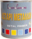 Cosmochrome Metal Primer Grundierung Metall-Grundierung Weiß Geeignet für Metall 0.75Es