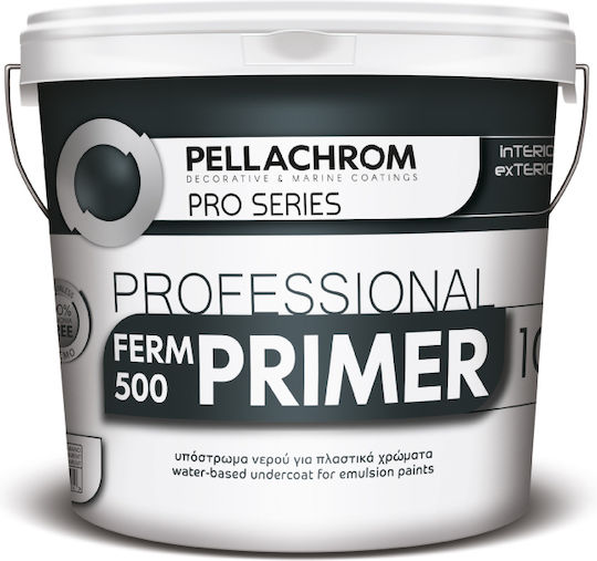 Pellachrom Ferm 500 Pad pentru piscina Substrat de apă pentru vopsele din plastic Alb Potrivit pentru Materiale de construcție 10lt