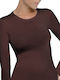 Helios Women's Long Sleeve T-Shirt Chocolate