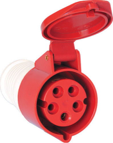 Elmark Женски индустриален щепсел 63A IP44 3P+N+E 400V - 63А IP44 3P+N+E 400V 37235