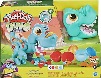 Hasbro Play-Doh Knetmasse - Spiel Dino Crew Crunchin T-Rex für 3+ Jahre, 3Stück F1504