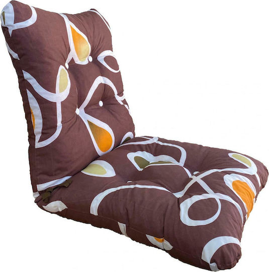 Linea Home Garden Chair Cushion Brown 50x100cm