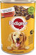 Pedigree Wet Food Dogs in Cans with Beef 400gr