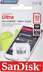 Sandisk Ultra microSDHC 32GB Clasa 10 U1 UHS-I