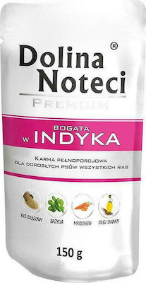 Dolina Noteci Premium Adult Wet Dog Food Pouch with Turkey 1 x 150gr