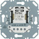 Hager Recessed Mechanism for Dimmer Switch LED Button 400W in Silver Colour