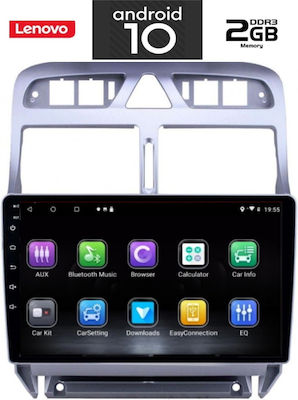 Lenovo Sistem Audio Auto pentru Peugeot 307 2001-2008 (Bluetooth/USB/AUX/WiFi/GPS/Partitură) cu Ecran Tactil 9" IQ-AN X6889_GPS