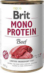 Brit Mono Protein Canned Wet Dog Food with Beef 1 x 400gr
