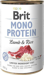 Brit Mono Protein Nassfutter mit Lamm und Reis 1 x 400g