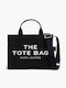 The Canvas Medium Υφασμάτινη Γυναικεία Tote Τσάντα Μαύρη
