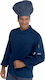 Isacco Coat Chef Blue with Long Sleeve Bilbao