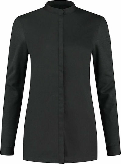 Le Nouveau Chef Mantel Koch Damen Schwarz mit Langärmelig Jolie