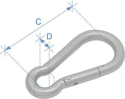 Lalizas Haken des Bootes Feuerlöscher Inox 316 12mm