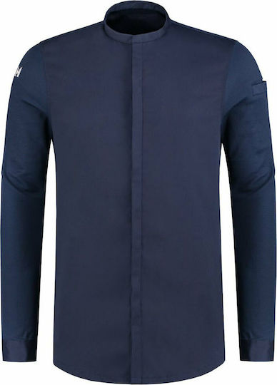 Le Nouveau Chef Coat Chef Blue with Long Sleeve Julien