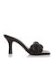 Sante Women's Sandals Black with Thin High Heel