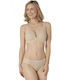Amourette Charm Triangle Triangle Bra without Padding without Underwire Beige