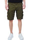 Gabba Men's Cargo Monochrome Shorts Khaki