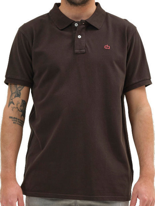 Emerson Ανδρικό T-shirt Polo Off Black