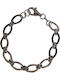 Jt Silver bracelet chain bracelet wide links