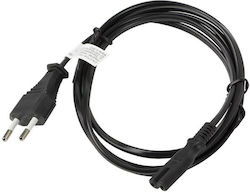 Lanberg IEC C13 - Евро Кабел 1.8м Черен (CA-C7CA-10CC-0018-BK)