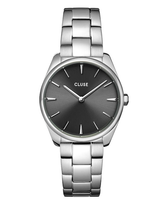 Cluse Feroce Women's Watch with Silver Metal Br...