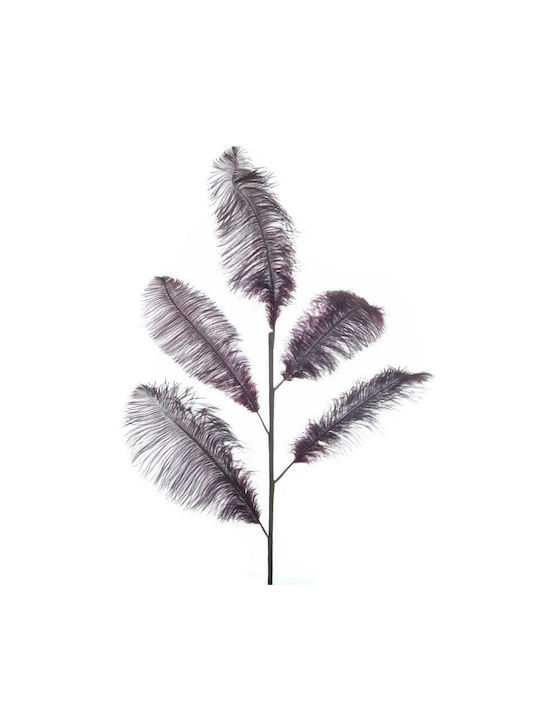 Inart Decorative Feather Purple 120cm 1pcs