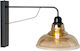 ArkoLight Vintage Φωτιστικό Τοίχου με Ντουί E27 Μαύρο 30x30x40εκ.