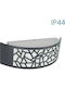 Vivalux Luxor/PR Επιτοίχια Εξωτερική Πλαφονιέρα E27 IP44 30.3x10.1x9.1εκ.