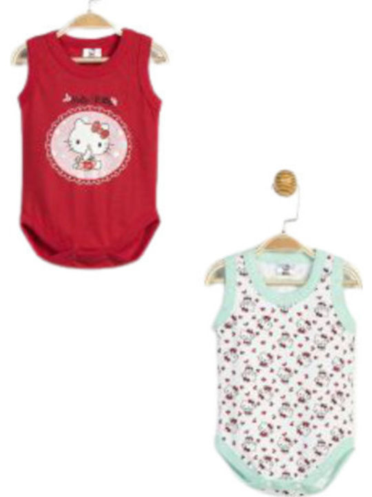 Disney Hello Kitty Σετ Κορμάκια Πολύχρωμα 2τμχ