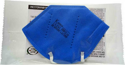 Brand Italia Karina L4 Μάσκα Προστασίας 4ply FFP2 NR Μπλε 10τμχ