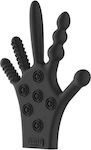 Shots Fist-It Silicone Stimulation Glove Vibrator Degetul FST011BLK Negru