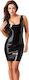 Rimba Latex Play Kleid Schwarz
