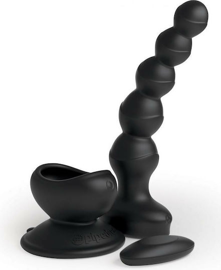 Pipedream Threesome Wall Banger Beads Anal Beads with Wireless Functionality and Vibration Black 16.76cm