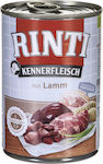 Rinti Kennerfleisch Wet Food Dogs in Cans with Lamb Grain-Free 400gr