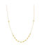 Necklace Gold 14K Dots Shine