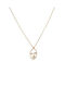 Gold necklace 14K Face It