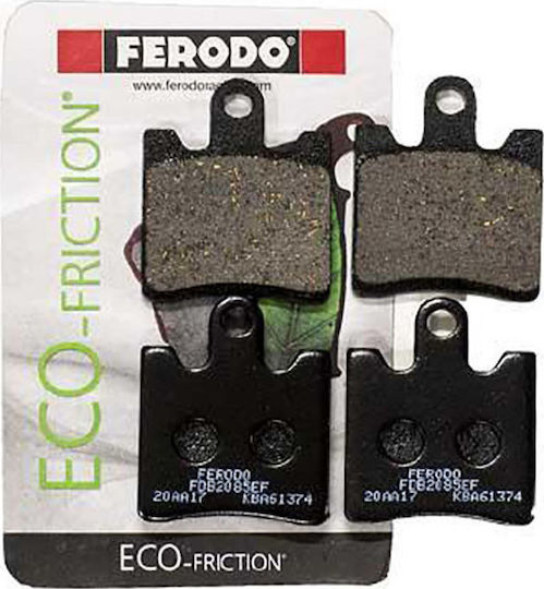 Ferodo Motorcycle Brake Pads Eco Friction Suzuki Burgman AN 250/Sym GT 500 2004 for Yamaha FJR 1300