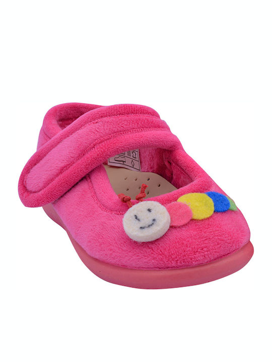 Adam's Shoes Kids Slipper Closed-Toe Fuchsia