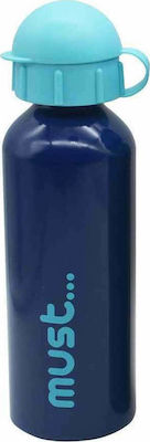 Must Kids Aluminium Water Bottle 584046 Blue 500ml