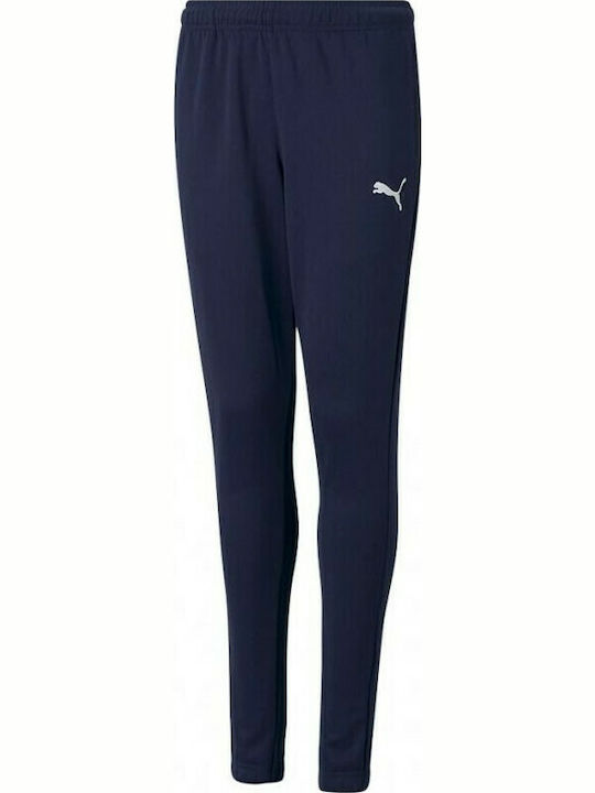 PUMA Kids Sweatpants Navy Blue Teamrise Poly