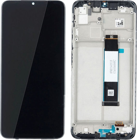 Xiaomi Οθόνη mit Touch-Mechanismus und Rahmen für Redmi 9T (Schwarz)