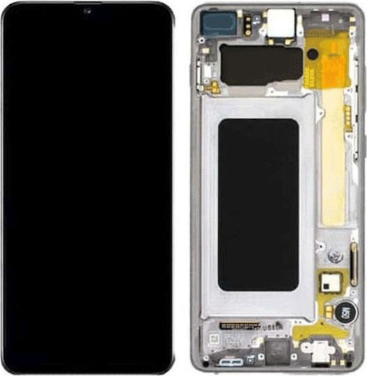 Samsung O ecran cu Mecanism Tactil și Cadru pentru Galaxy M31s (Negru)