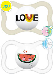 Mam Orthodontic Pacifiers Silicone Supreme Nigh...