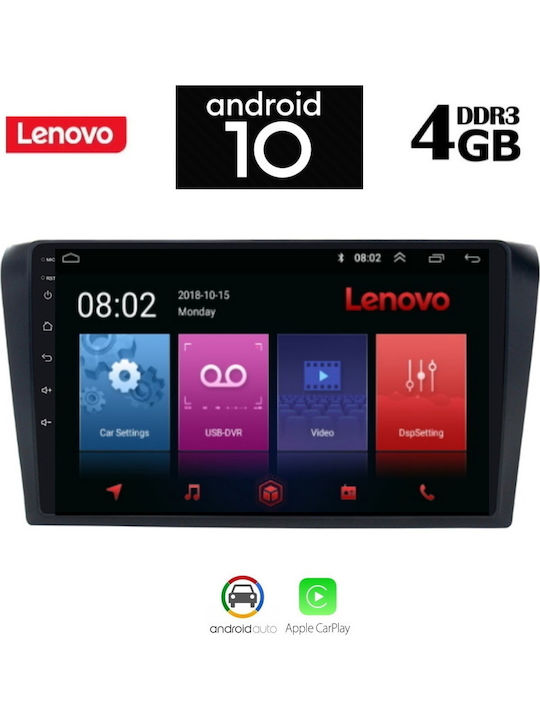 Lenovo SSX9832 Ηχοσύστημα Αυτοκινήτου για Mazda 3 (Bluetooth/USB/AUX/WiFi/GPS) με Οθόνη Αφής 9"
