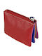 Lavor Small Leather Women's Wallet Red