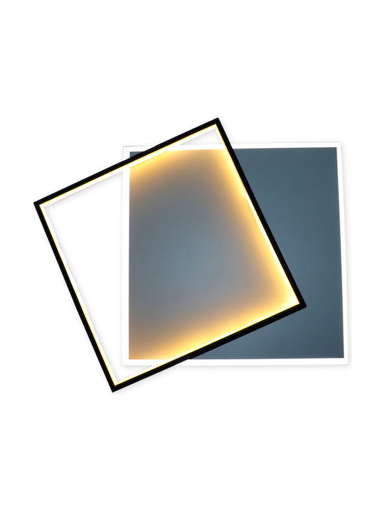 Sun Light Πλαφονιέρα 58εκ. LED με Τηλεχειριστήριο