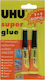 UHU Adeziv lichid Instant Super Glue 2τμχ 2buc 3gr 26066