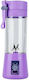 HM-03 Mini Blender With Plastic Jug 380 ml Purple