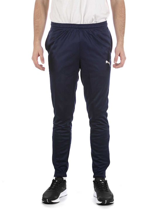 Puma Teamrise Poly Men's Sweatpants Navy Blue